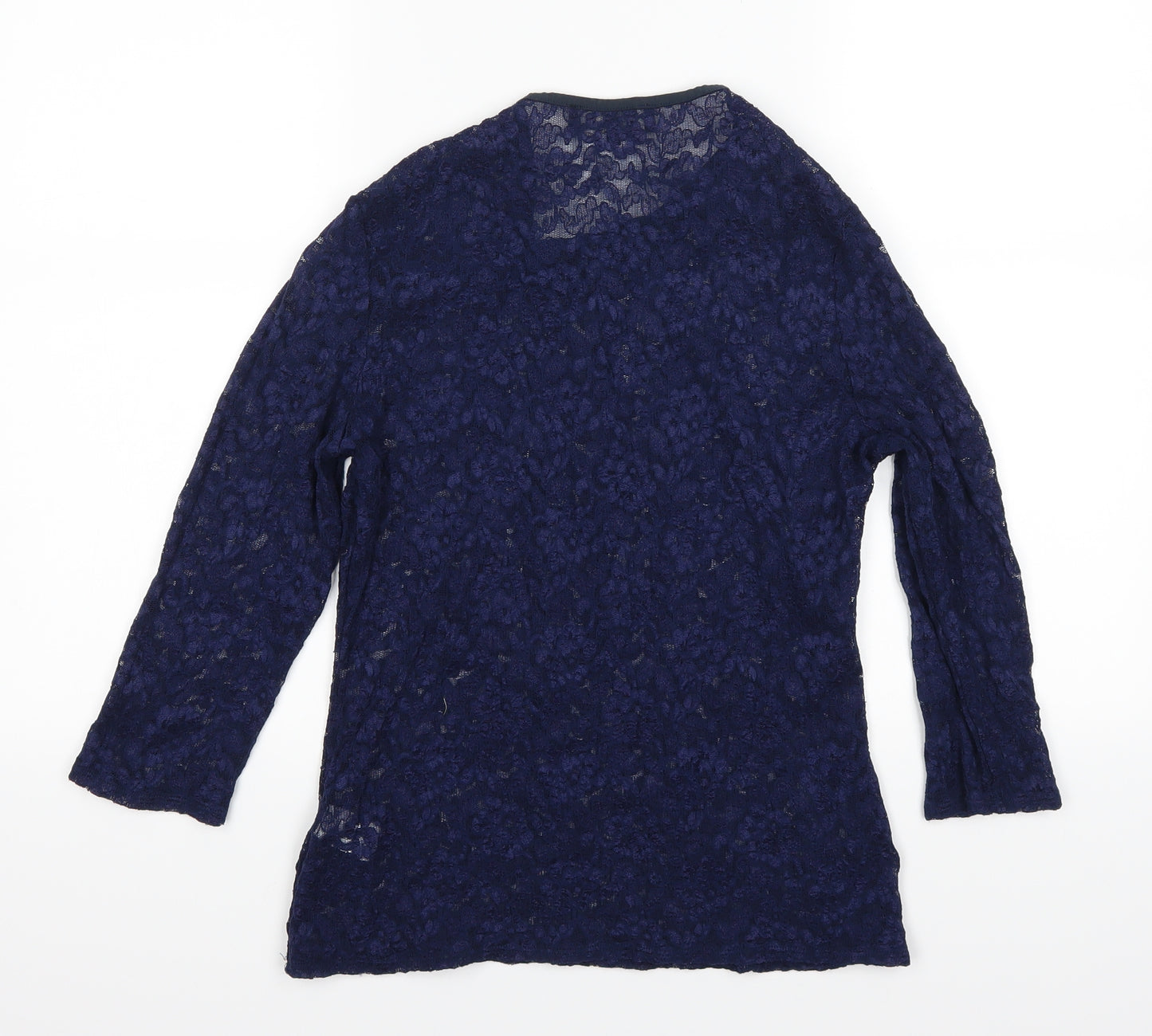 d by Womens Blue   Basic Blouse Size 18