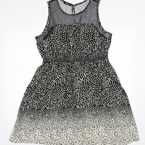 Love yours Womens Black Polka Dot  Fit & Flare  Size 20