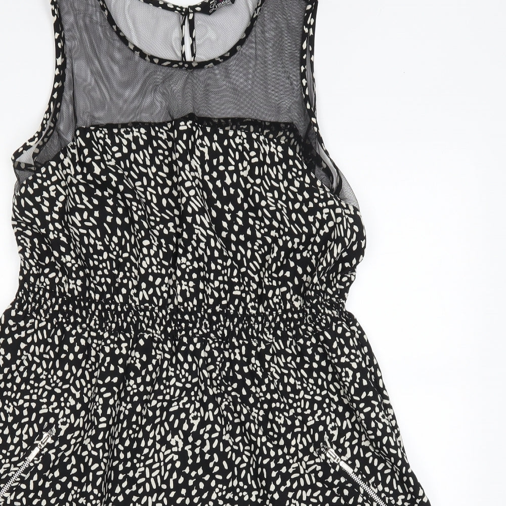 Love yours Womens Black Polka Dot  Fit & Flare  Size 20
