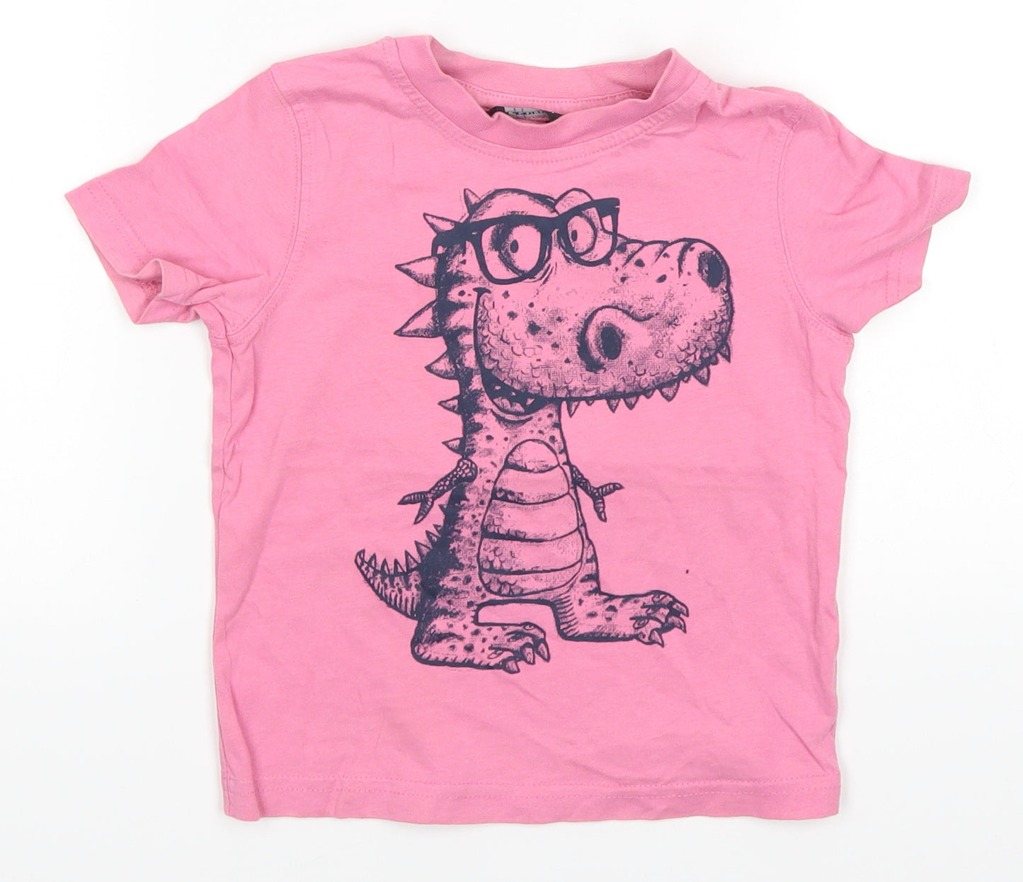 George Girls Pink   Basic T-Shirt Size 2-3 Years