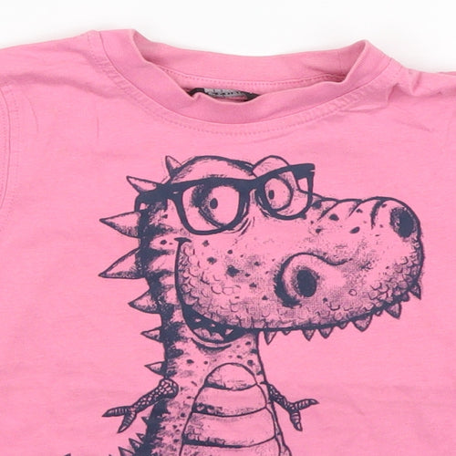 George Girls Pink   Basic T-Shirt Size 2-3 Years