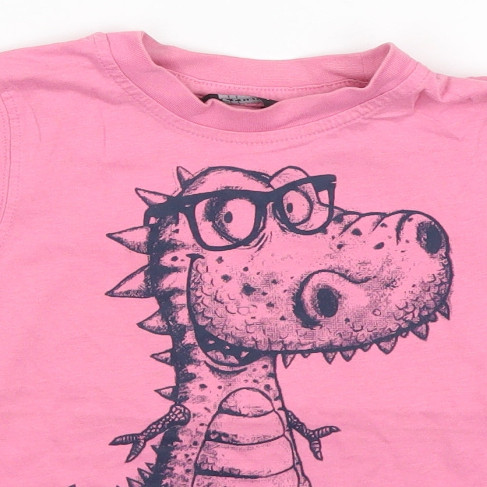George Girls Pink   Basic T-Shirt Size 2-3 Years