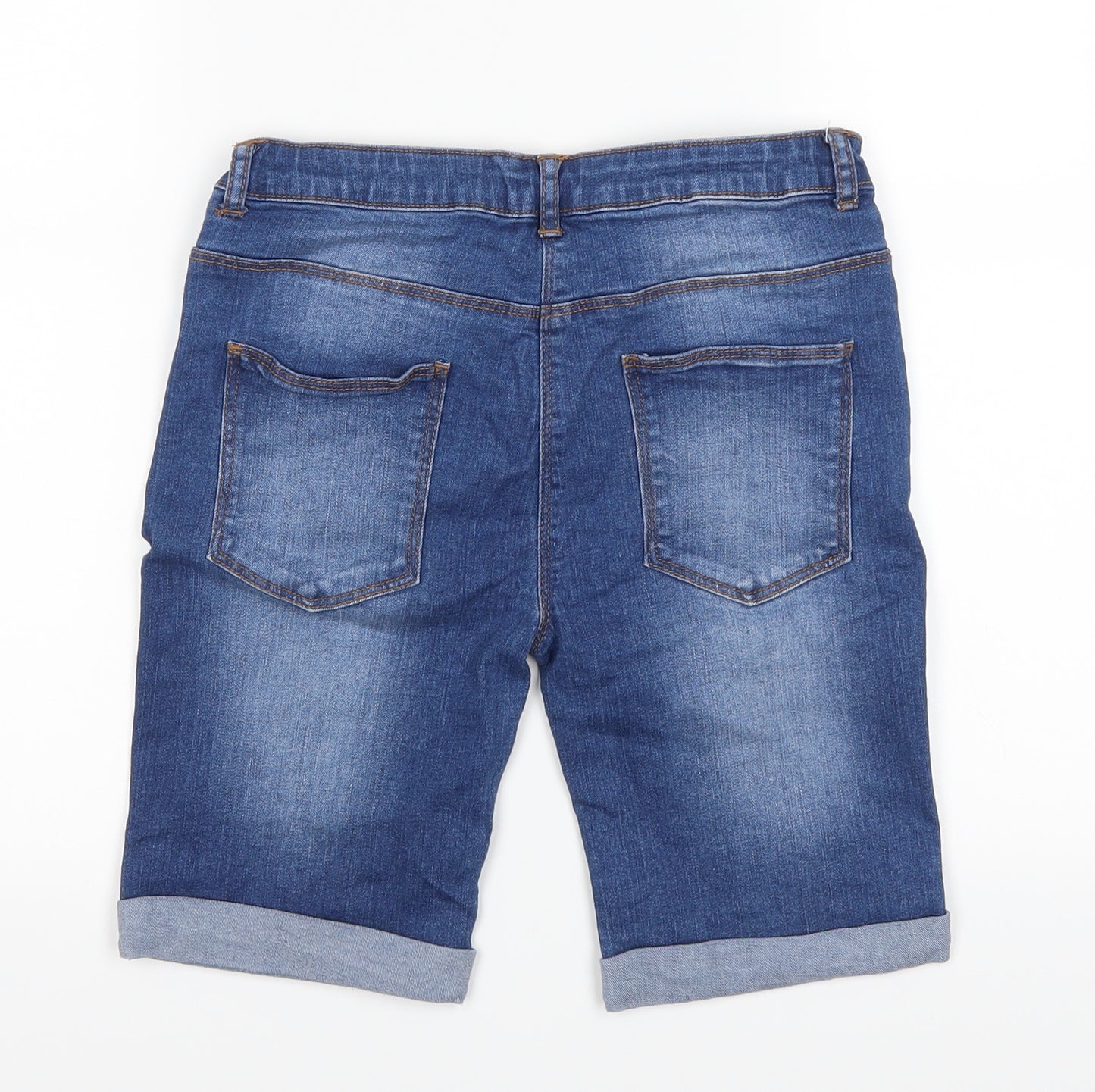 Nutmeg Girls Blue   Mom Shorts Size 11-12 Years