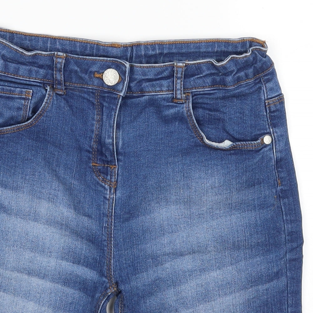 Nutmeg Girls Blue   Mom Shorts Size 11-12 Years