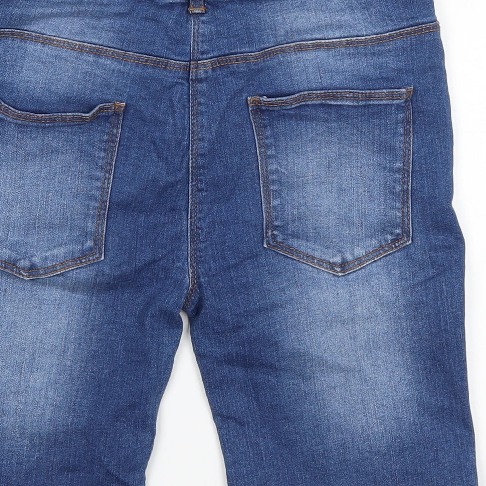 Nutmeg Girls Blue   Mom Shorts Size 11-12 Years
