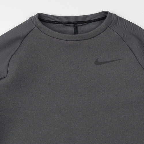 Nike Mens Grey   Pullover Sweatshirt Size M  - Dri-Fit