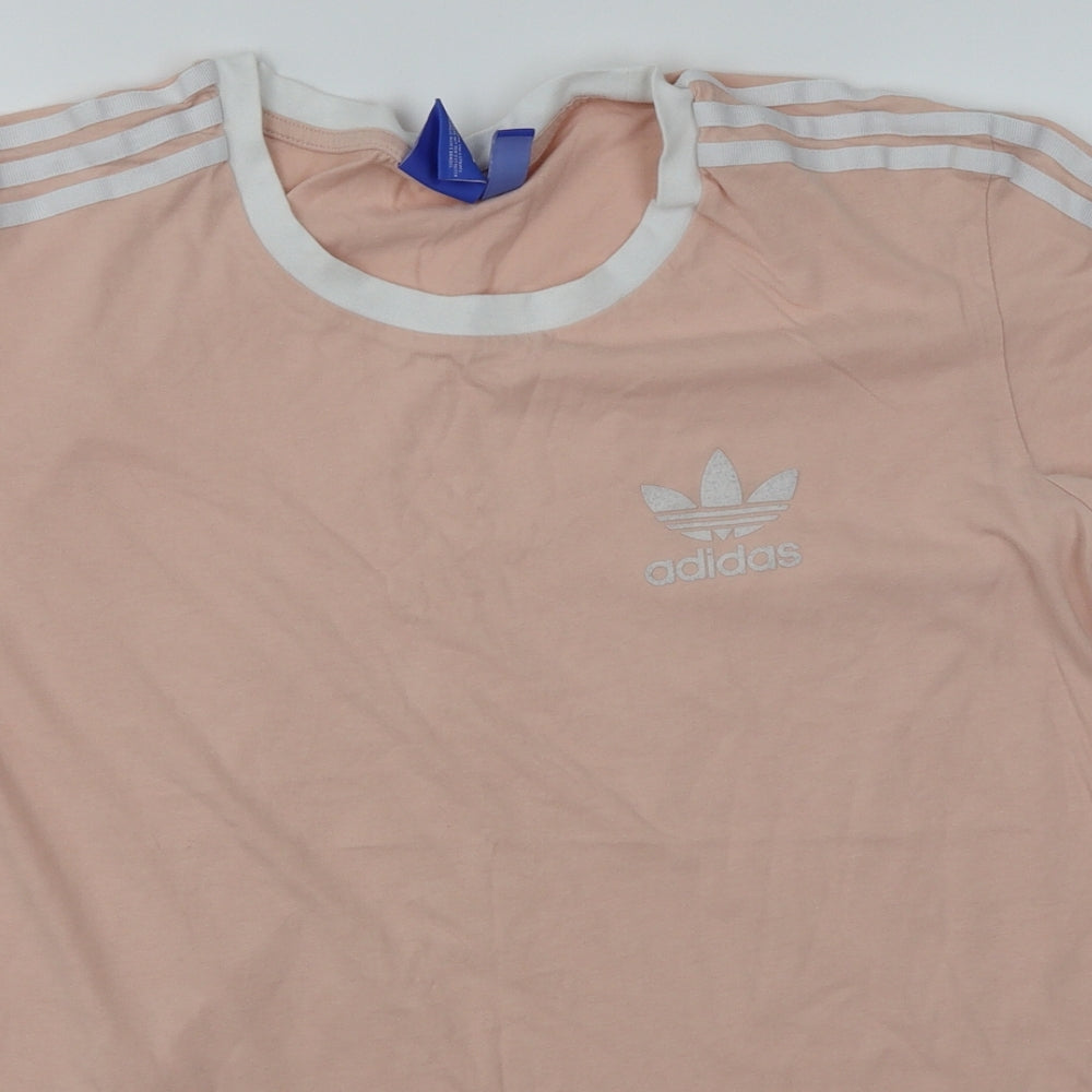 adidas Womens Pink   Basic T-Shirt Size 12