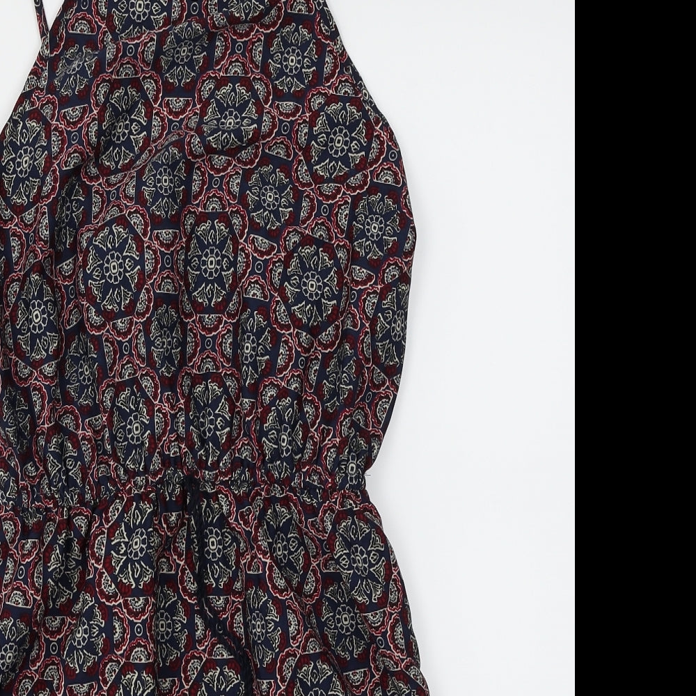 Atmosphere Womens Blue Batik  Skater Dress  Size 8
