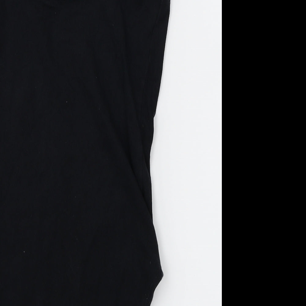 Topshop Womens Black   Bodysuit One-Piece Size 8