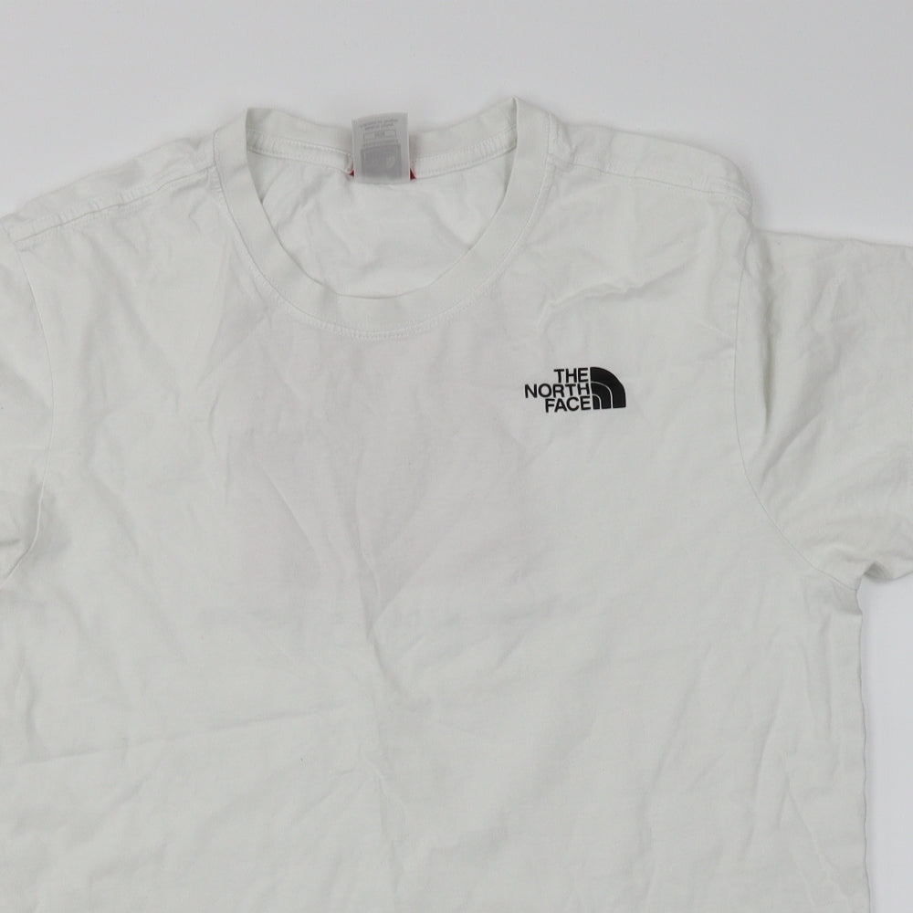 The North Face Mens White    T-Shirt Size M