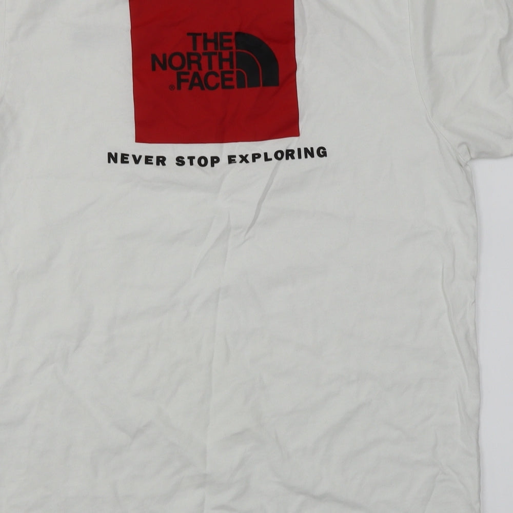 The North Face Mens White    T-Shirt Size M