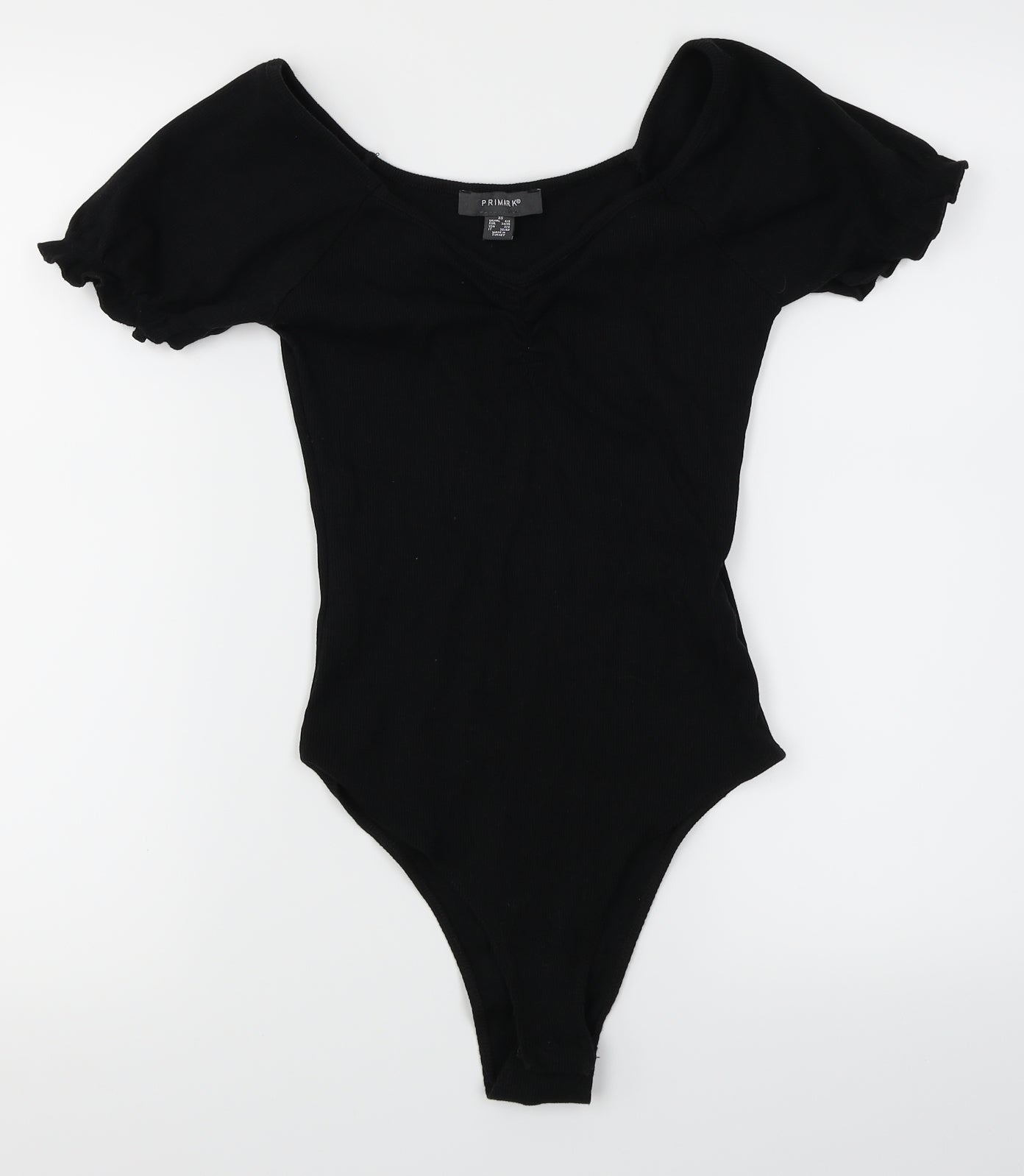 Primark Womens Black   Bodysuit One-Piece Size XS