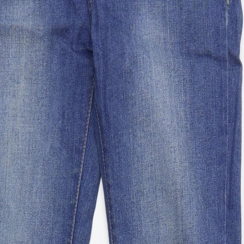 YesYes Womens Blue  Denim Flared Jeans Size 8 L29 in