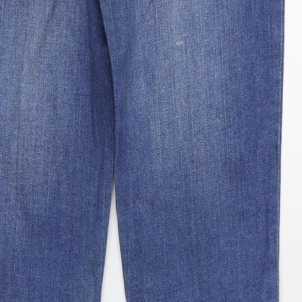 YesYes Womens Blue  Denim Flared Jeans Size 8 L29 in