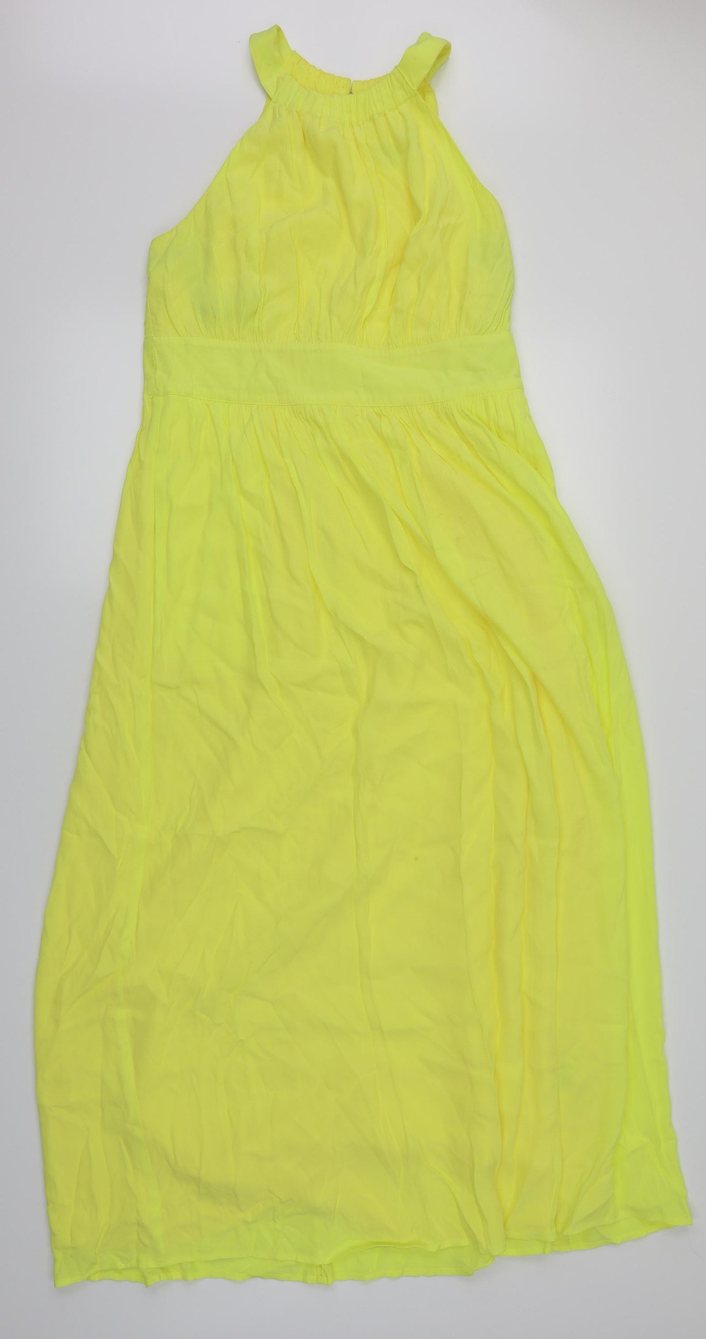 Warehouse Womens Yellow   Maxi  Size 12