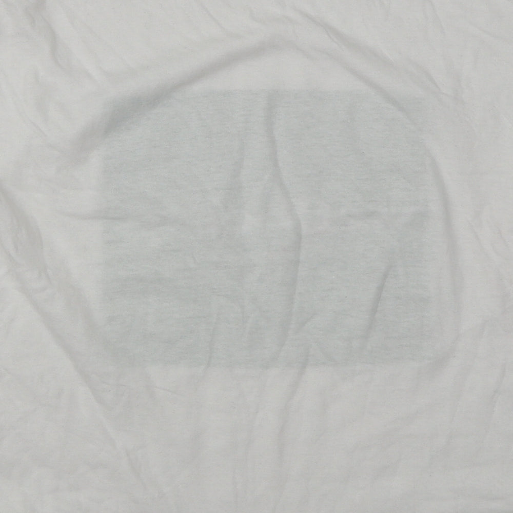 Boohoo Mens White    T-Shirt Size S