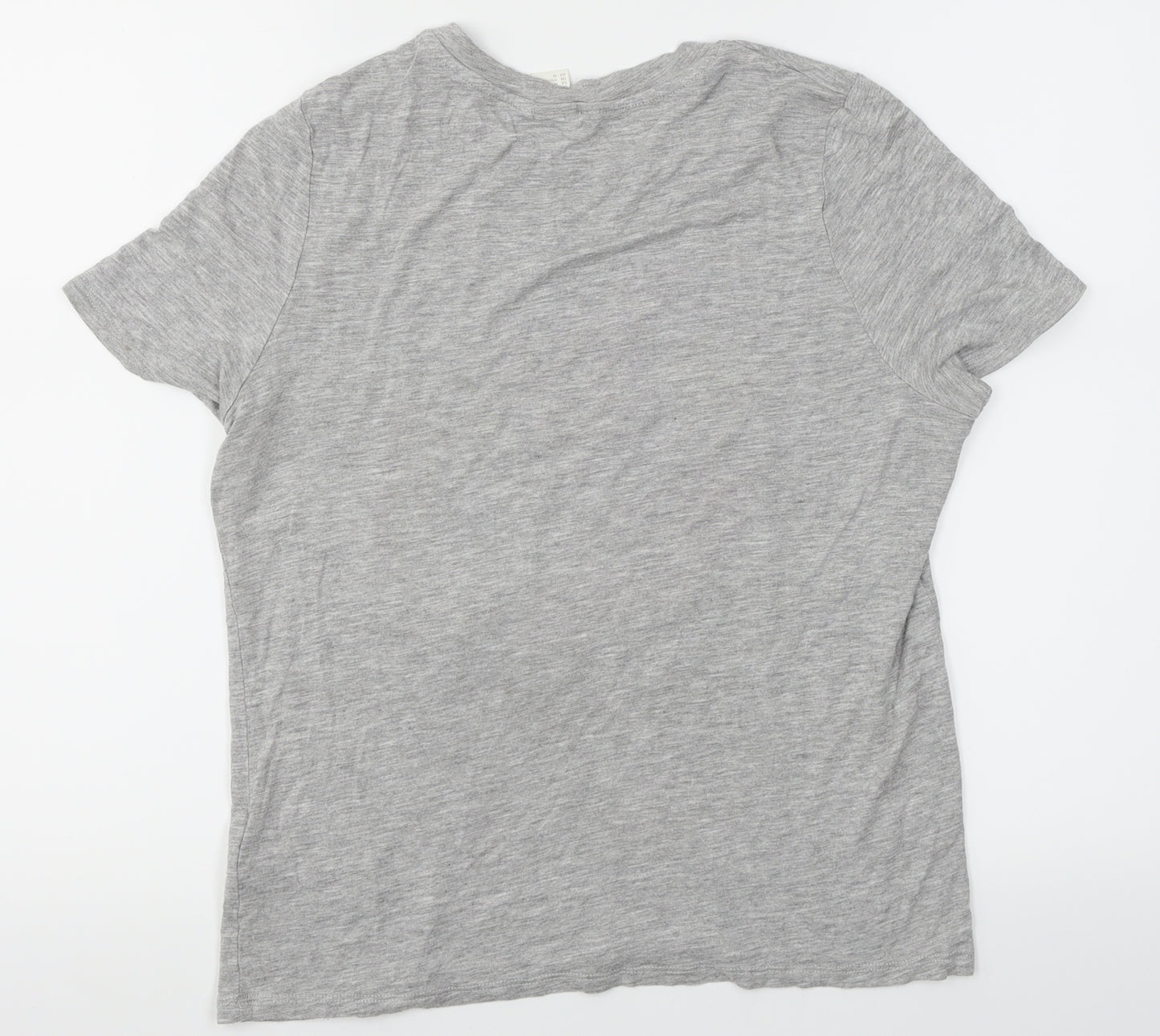 H&M Womens Grey   Basic T-Shirt Size M