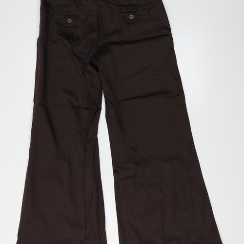 NEXT Womens Brown   Trousers  Size 12 L30 in