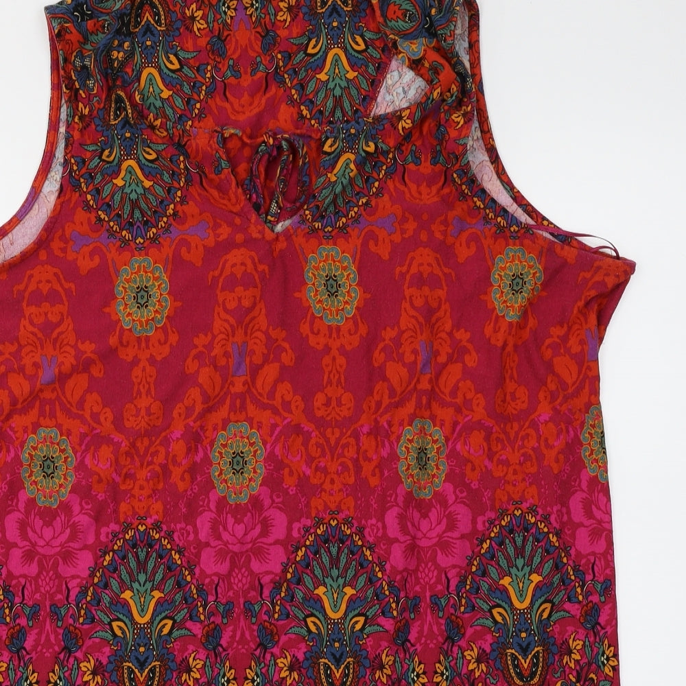 TU Womens Pink   Basic Tank Size 24