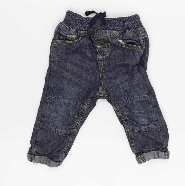 Early Days Boys Blue   Cargo Jeans Size 6-9 Months