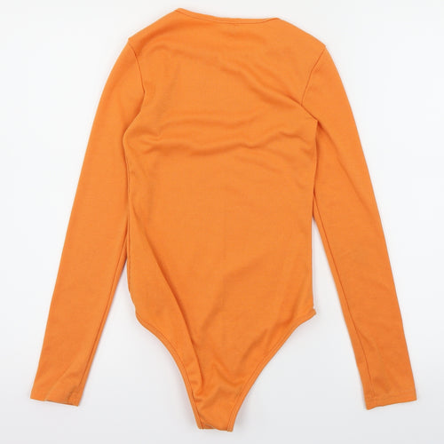 Preworn Womens Orange   Bodysuit One-Piece Size S