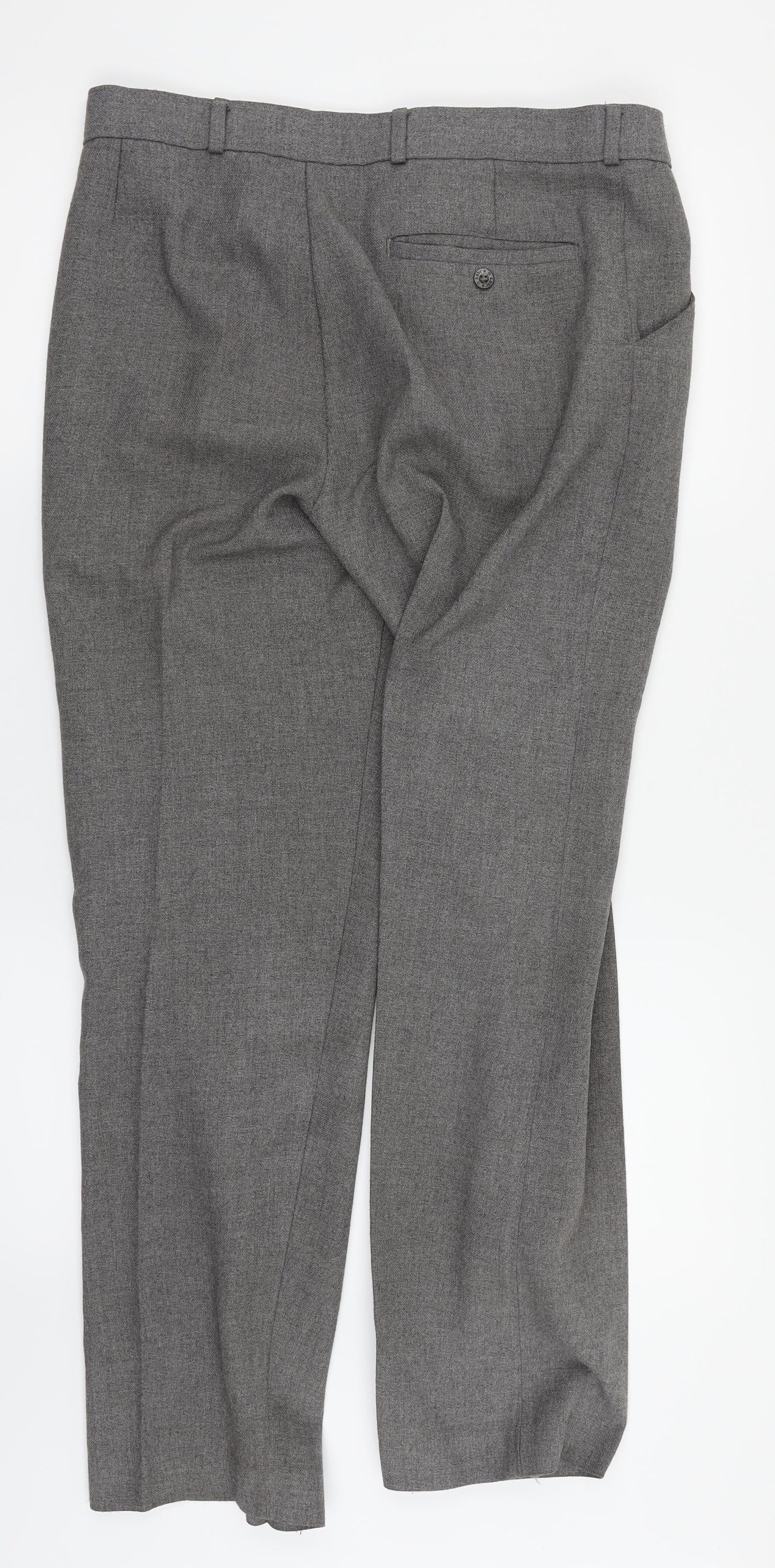 Signature by Levi Strauss & Co. Womens Grey   Dress Pants Trousers Size 34 in L30 in
