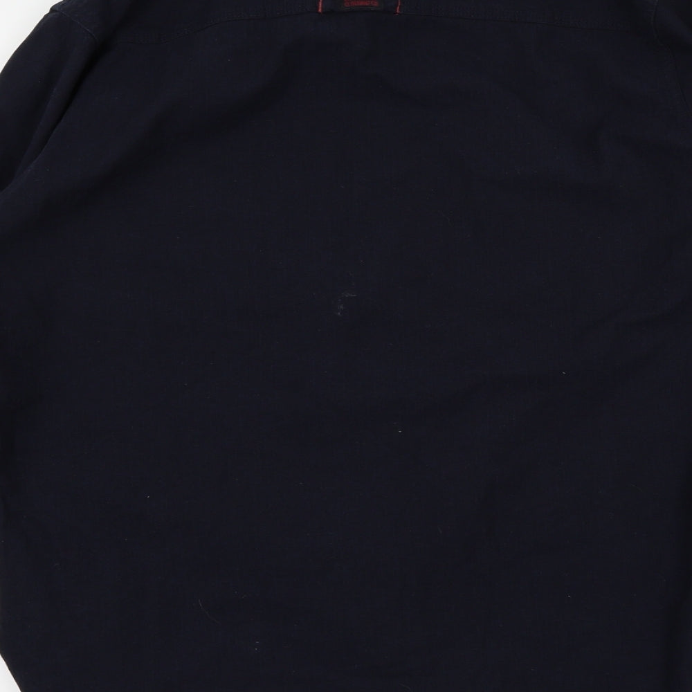 Diverse Mens Blue    Button-Up Size M