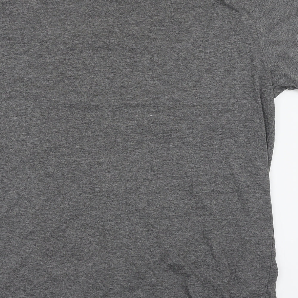 George Mens Grey    T-Shirt Size XL  - Moustache