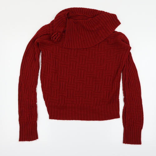 Athiva Tricot Womens Red   Pullover Jumper Size M