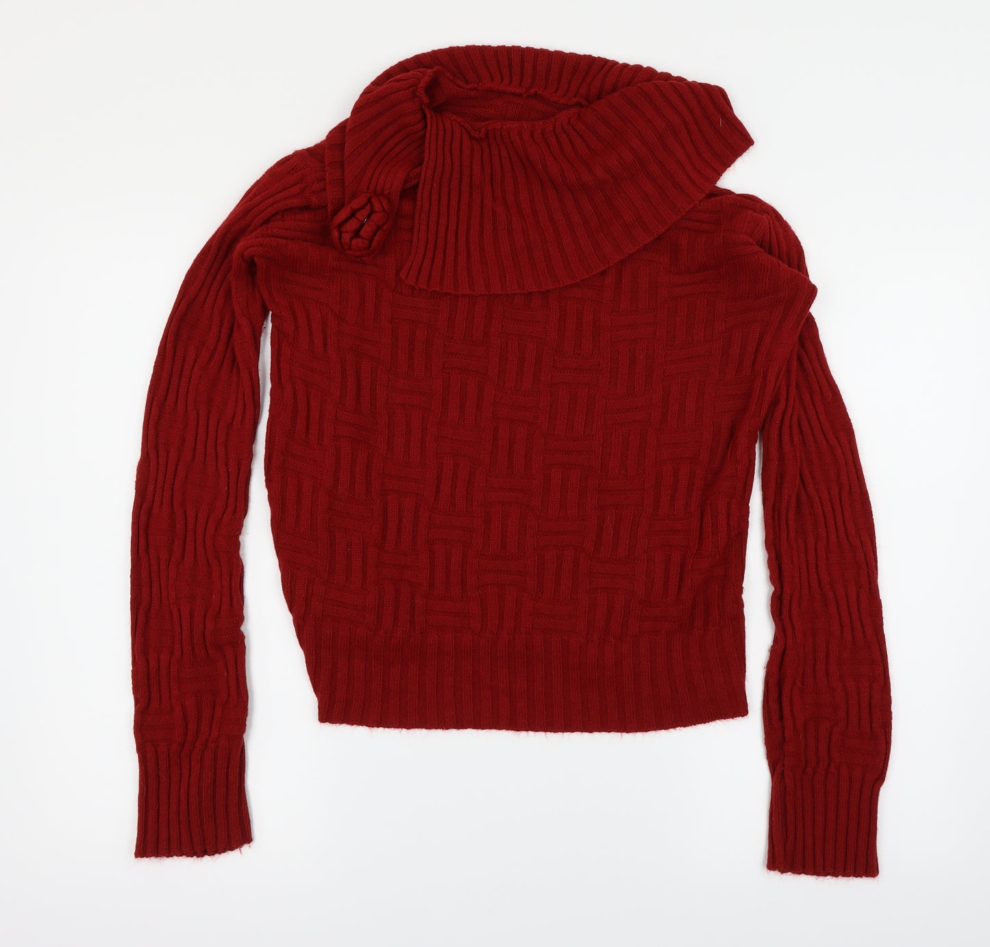 Athiva Tricot Womens Red   Pullover Jumper Size M