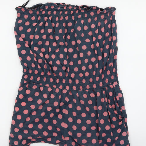 Primark Womens Purple Polka Dot  Bodysuit One-Piece Size 14
