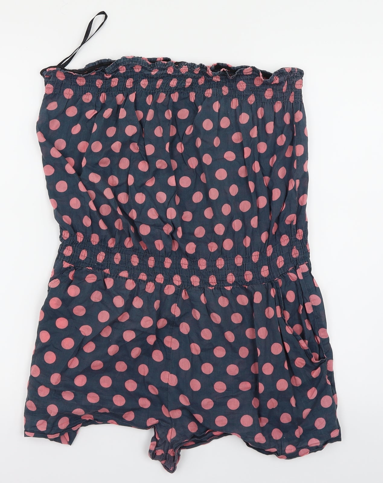 Primark Womens Purple Polka Dot  Bodysuit One-Piece Size 14