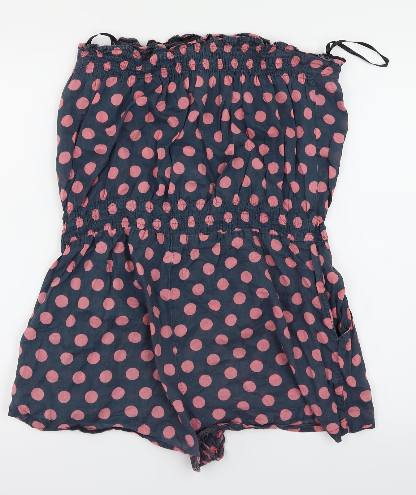 Primark Womens Purple Polka Dot  Bodysuit One-Piece Size 14