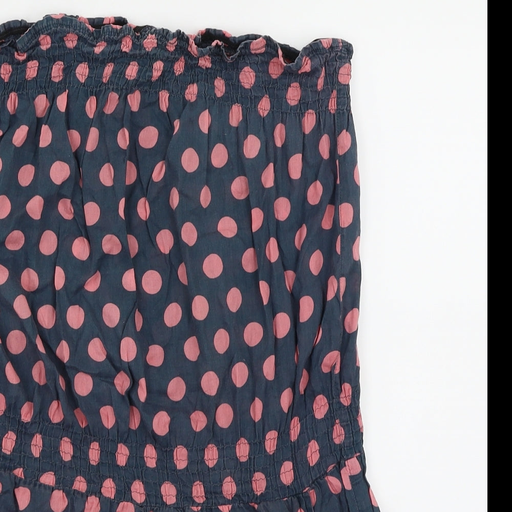 Primark Womens Purple Polka Dot  Bodysuit One-Piece Size 14