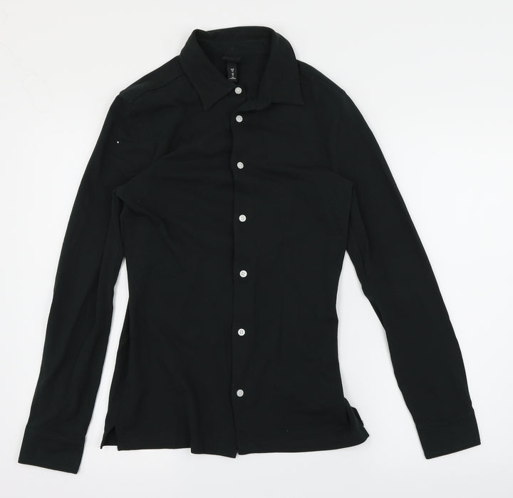 H&M  Mens Green    Button-Up Size XS