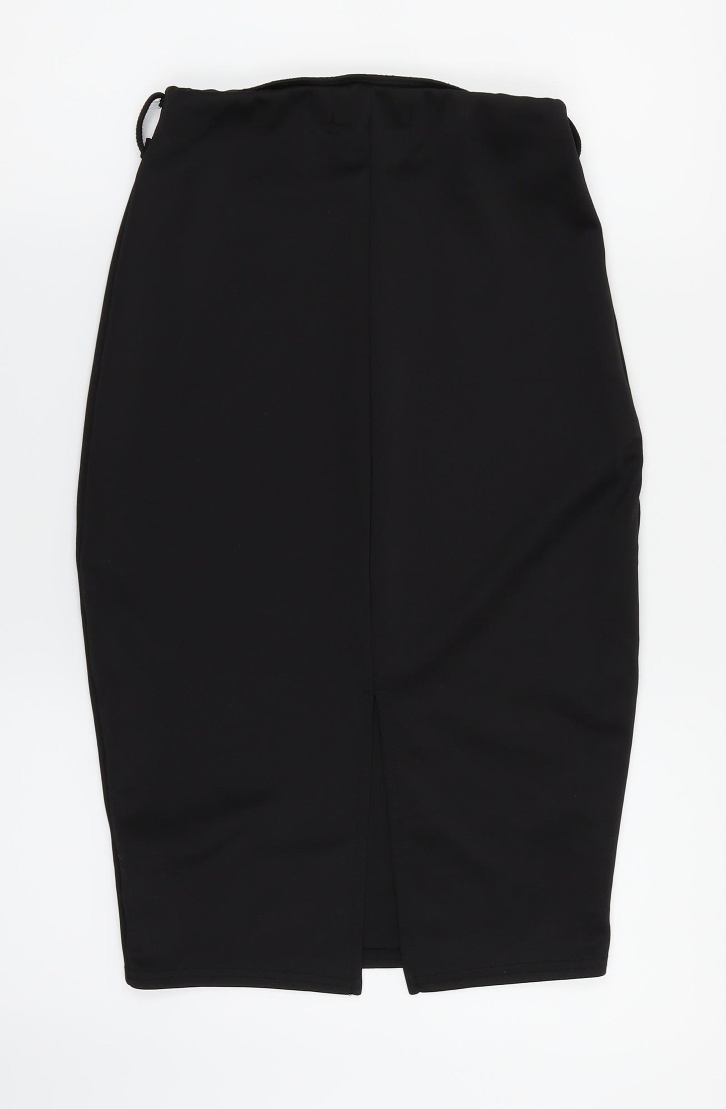 Boohoo Womens Black   Straight & Pencil Skirt Size 8