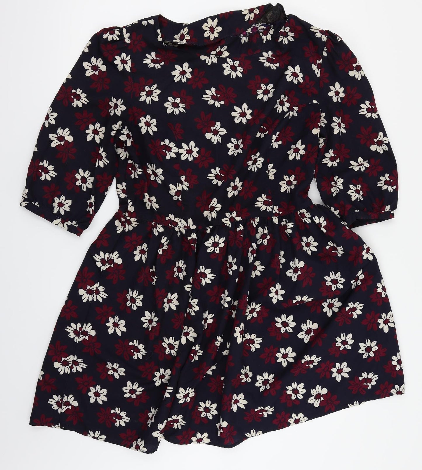 Atmosphere Womens Black Floral  Fit & Flare  Size 16