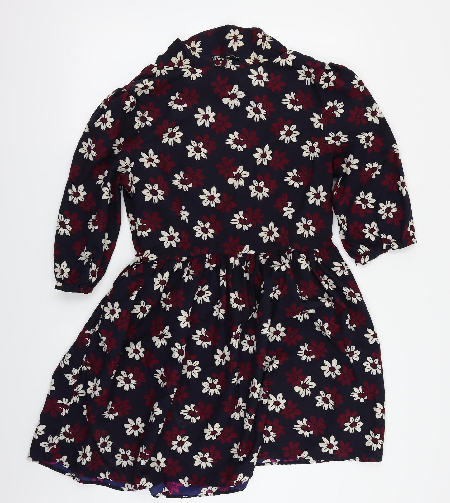 Atmosphere Womens Black Floral  Fit & Flare  Size 16