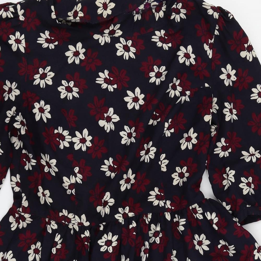 Atmosphere Womens Black Floral  Fit & Flare  Size 16