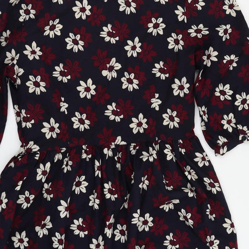 Atmosphere Womens Black Floral  Fit & Flare  Size 16