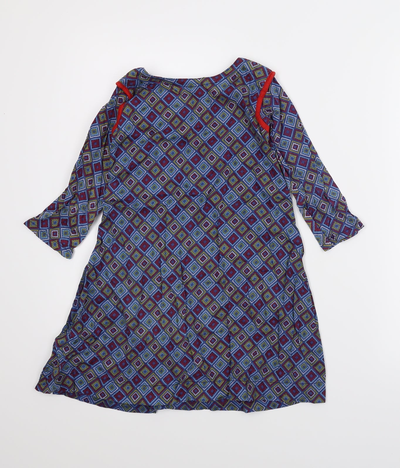 INF Girls Multicoloured Argyle/Diamond  Kaftan  Size 9-10 Years