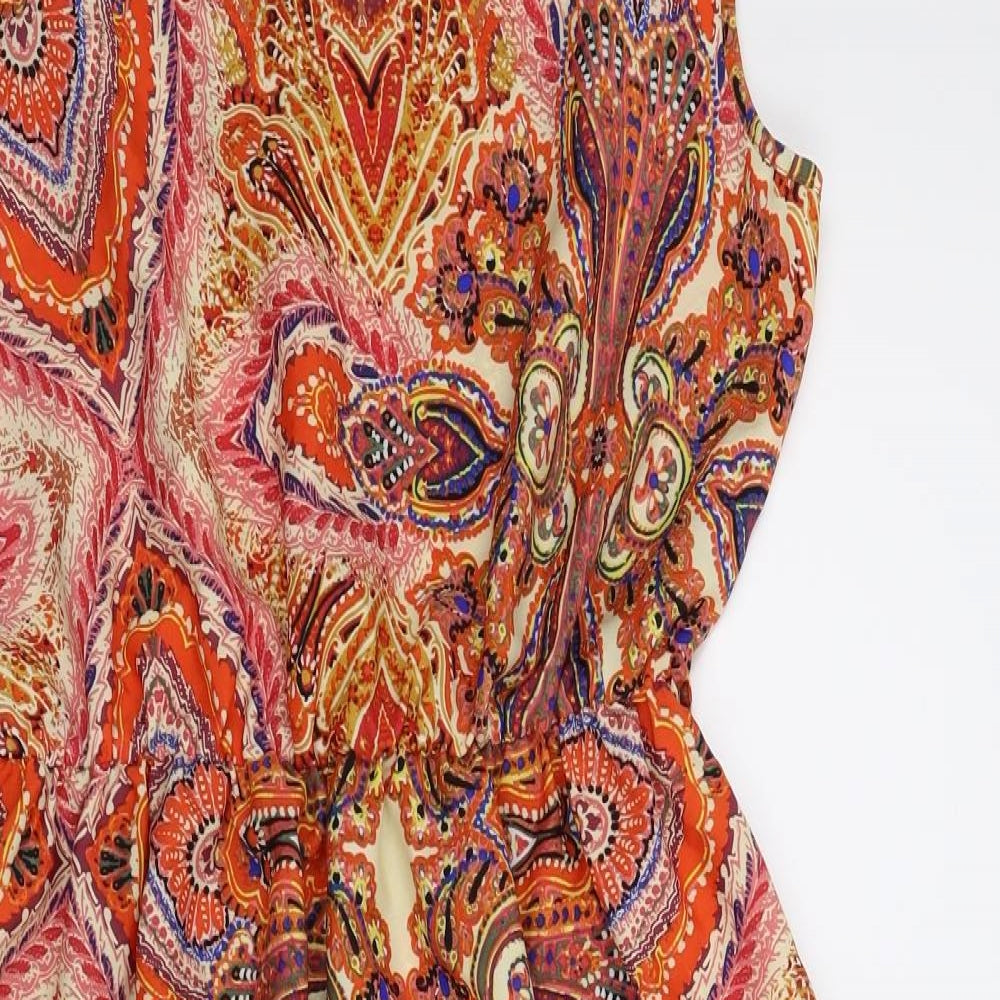 Atmosphere Womens Multicoloured Paisley  A-Line  Size 16