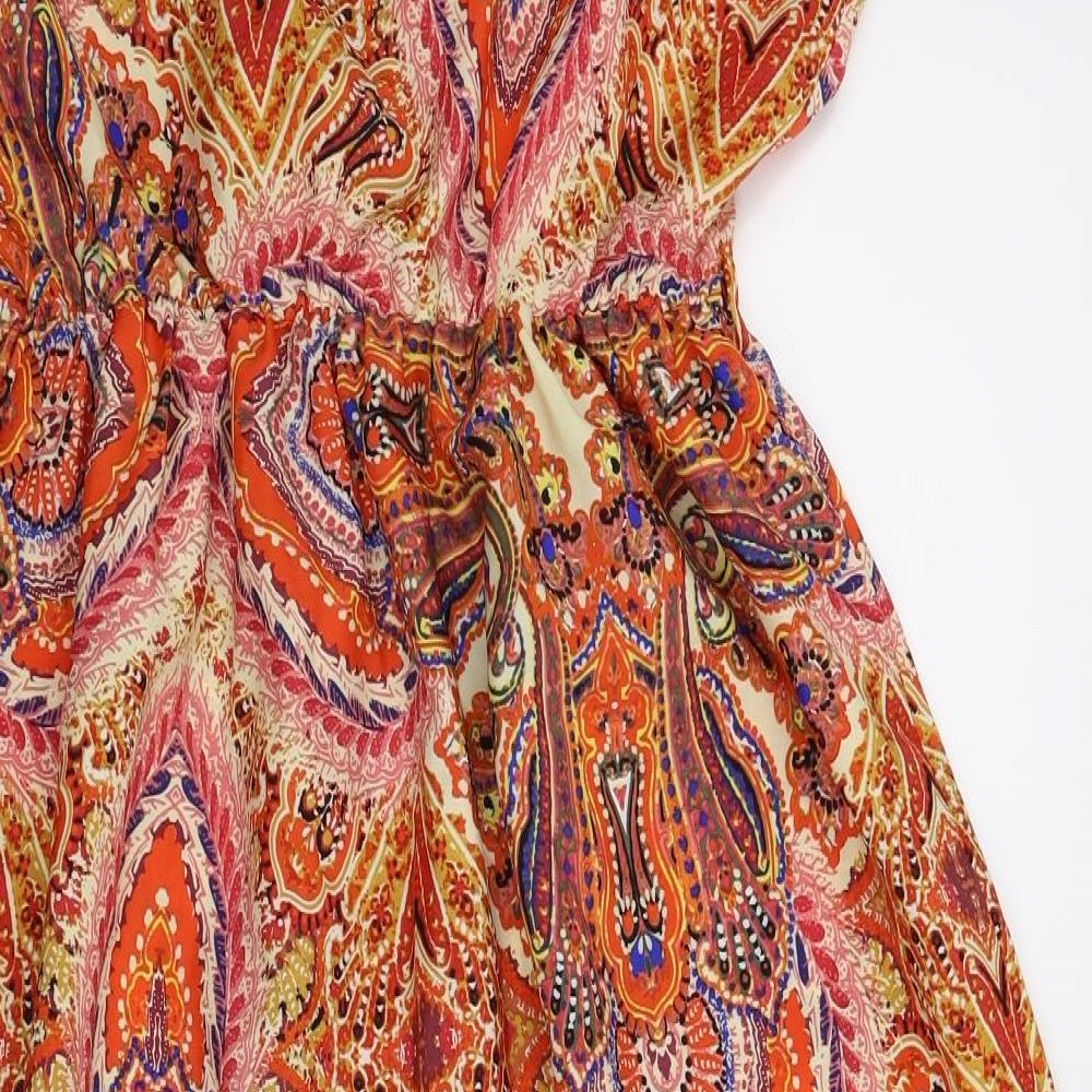 Atmosphere Womens Multicoloured Paisley  A-Line  Size 16