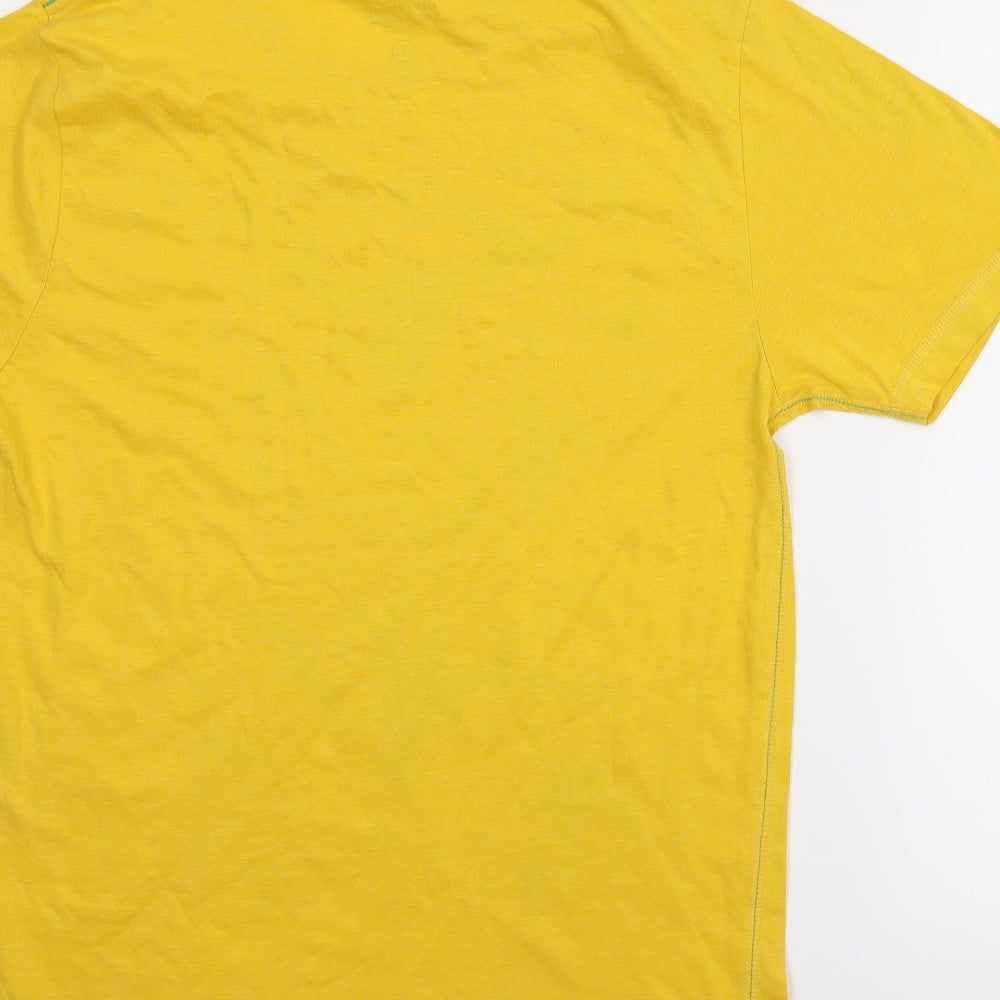 Matalan Mens Yellow    T-Shirt Size L