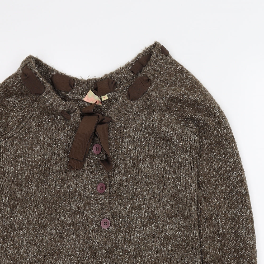 ROXY Womens Brown   Pullover Jumper Size XL