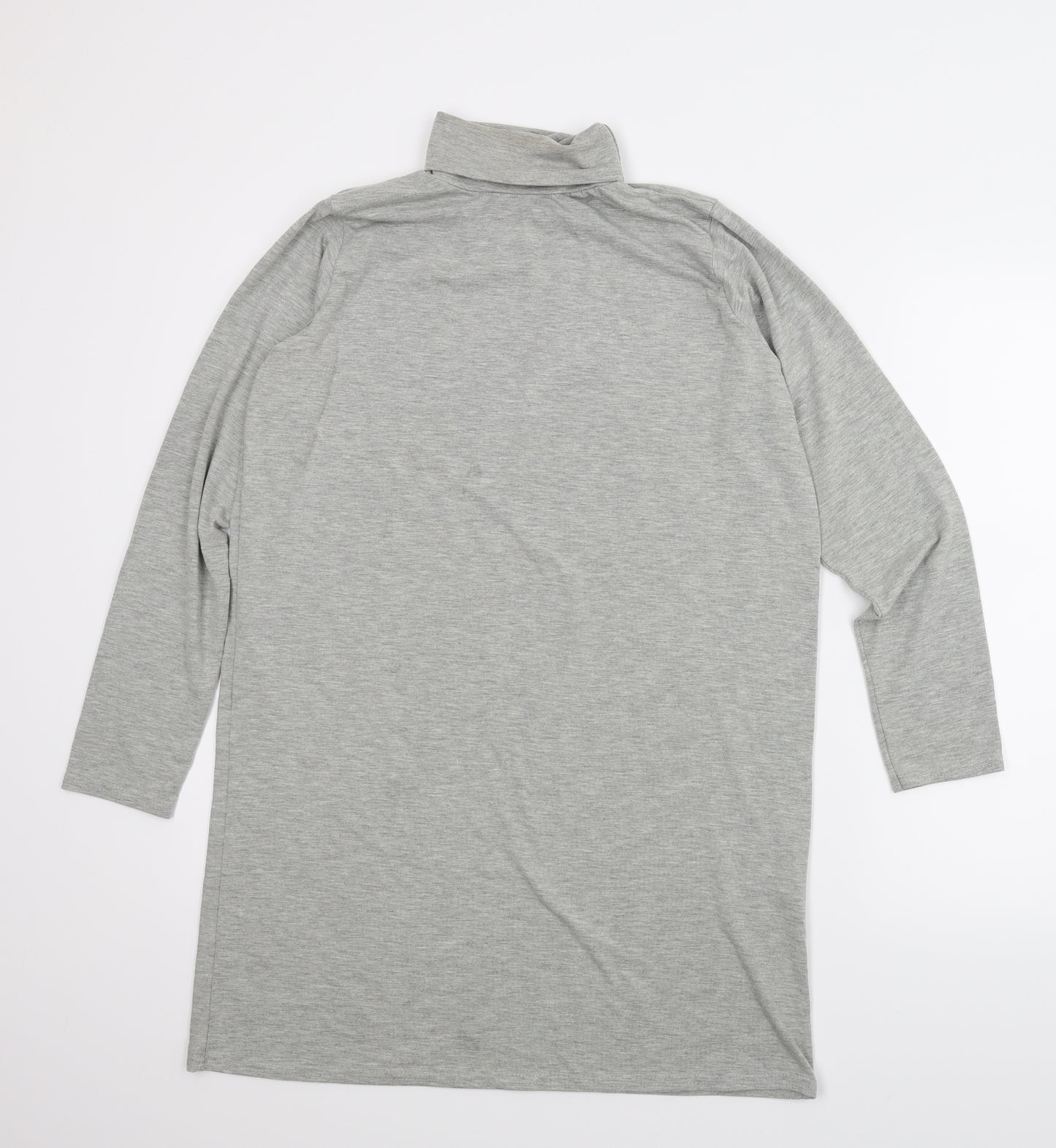 Boohoo Womens Grey   Tunic Blouse Size 12