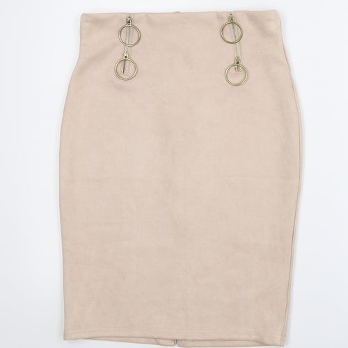 LuluMary Womens Pink   Straight & Pencil Skirt Size 4