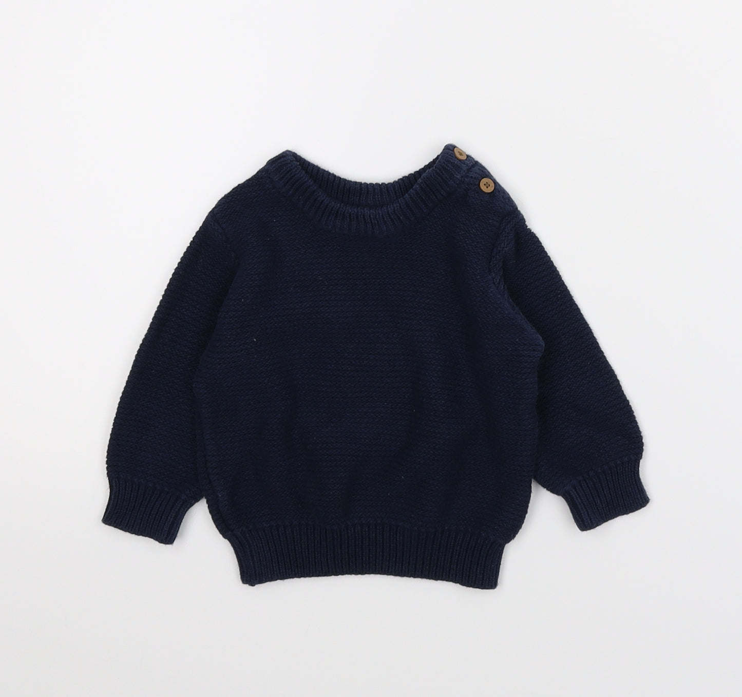 Primark Boys Blue   Pullover Jumper Size 6-9 Months