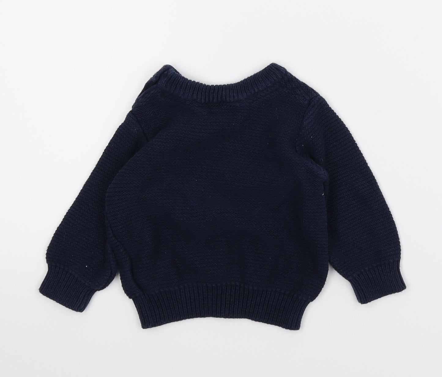 Primark Boys Blue   Pullover Jumper Size 6-9 Months