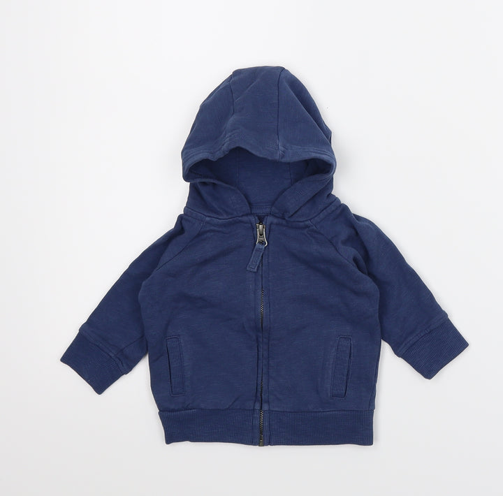 NEXT Boys Blue Full Zip Jumper Size 3-6 Months